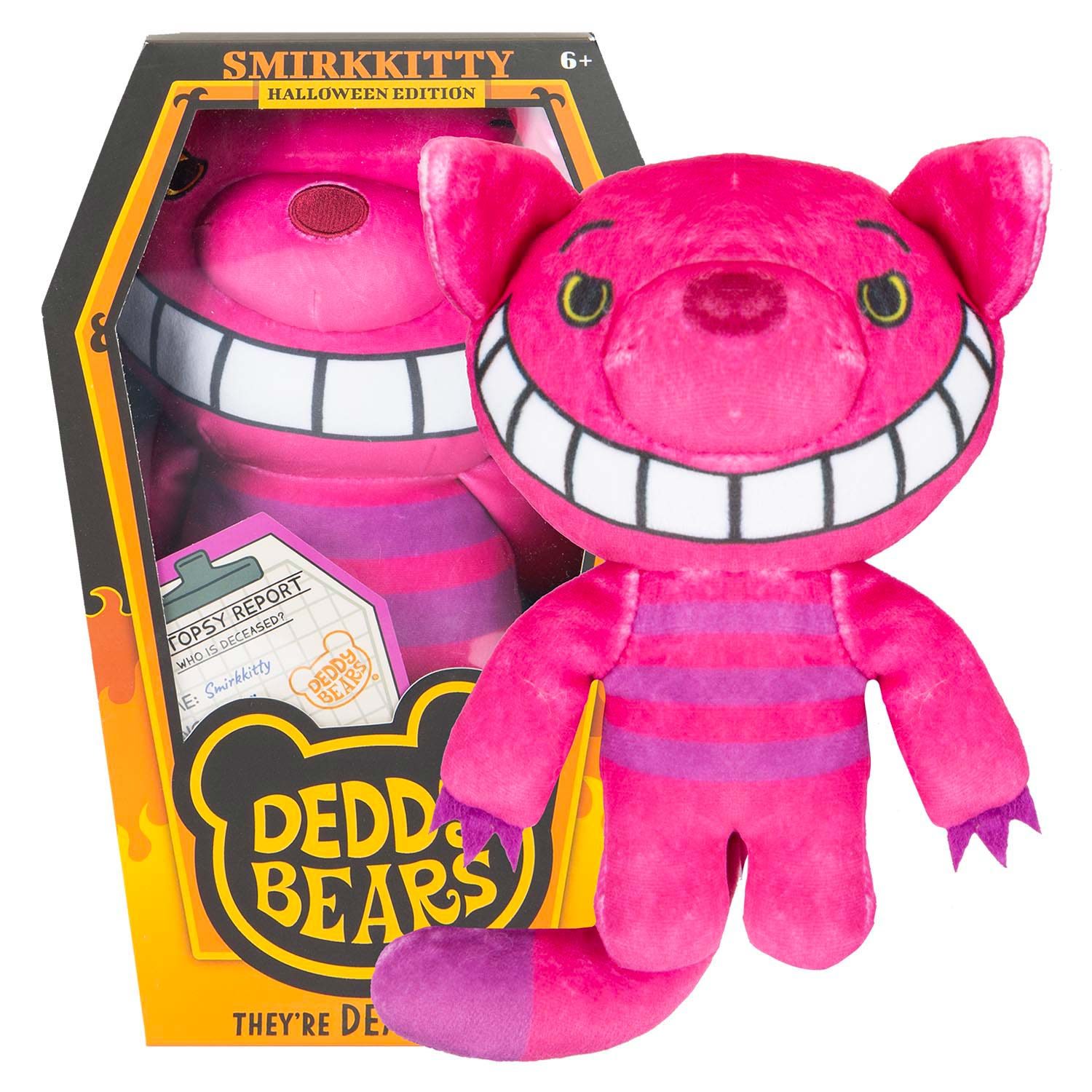 pms-deddy-bears-smirkkitty-plush-30cm-x-12-8cm-in-coffin-box-purple PMS Deddy Bears Smirkkitty Plush 30cm x 12.8cm in Coffin Box - Purple Seasonal Plush Toy
