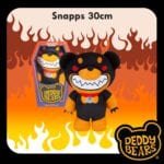 PMS Deddy Bears Snapps Soft Toy 30cm x 12.8cm - Black Coffin Box - Image 3