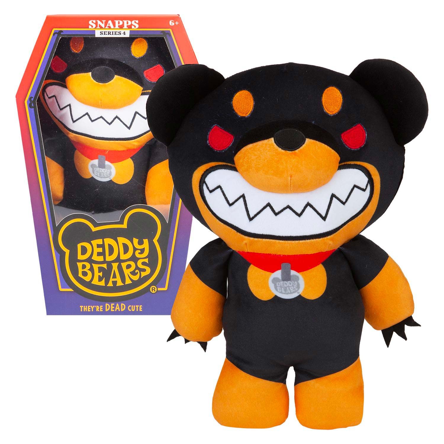 pms-deddy-bears-snapps-soft-toy-30cm-x-12-8cm-black-coffin-box PMS Deddy Bears Snapps Soft Toy 30cm x 12.8cm - Black Coffin Box Seasonal Plush Toy