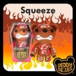 PMS Deddy Bears Valentines Squeeze Soft Toy Multicolour - 30cm with Coffin Box - Image 3