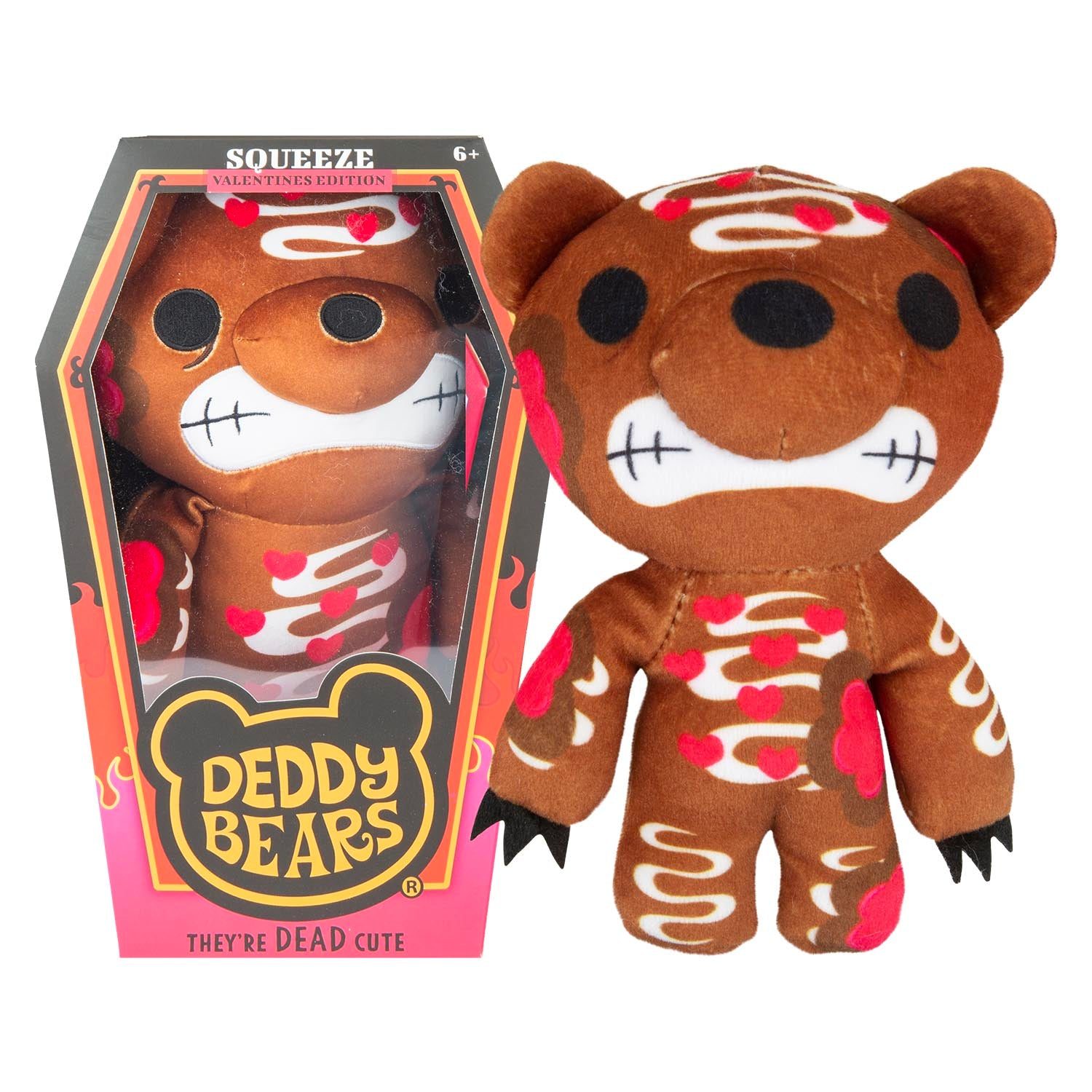 pms-deddy-bears-valentines-squeeze-soft-toy-multicolour-30cm-with-coffin-box PMS Deddy Bears Valentines Squeeze Soft Toy Multicolour - 30cm with Coffin Box Seasonal Plush Toy