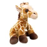 PMS Giraffe Premium Soft Toy Wildlife Zoo Animals Yellow - 30cm x 12cm Character Plush Toy