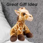 PMS Giraffe Premium Soft Toy Wildlife Zoo Animals Yellow - 30cm x 12cm - Image 5