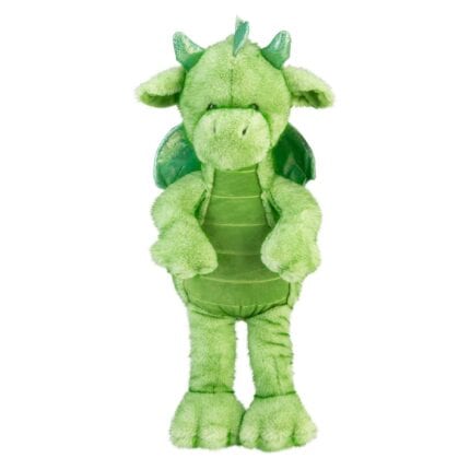 PMS Gorgeous George Luxury Dragon Soft Toy Two Tone Green - 40cm x 20cm Character Plush Toy