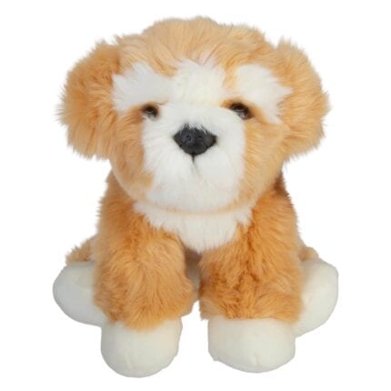 PMS Maltipoo Dog Soft Toy Premium Quality Orange - 30cm x 12cm Animal Soft Toy