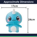 PMS Naru Naru 24cm Soft Plush Toy - Cute Huggable Stuffed Animal - Image 3
