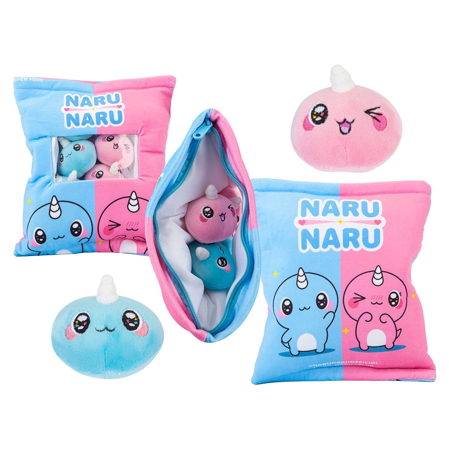 pms-naru-naru-6-pack-soft-toy-plush-pink-28cm PMS Naru Naru 6 Pack Soft Toy Plush Pink - 28cm Christmas Plush Toy
