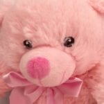 PMS New Baby Bear Soft Toy - 25cm, Embroidered Features, Pink or Blue - Image 7