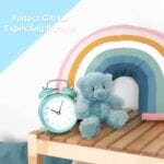 PMS New Baby Bear Soft Toy - 25cm, Embroidered Features, Pink or Blue - Image 10