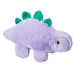 PMS Orange Triceratops Plush Toy - 100% Recycled Materials Animal Soft Toy