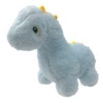 PMS Orange Triceratops Plush Toy - 100% Recycled Materials - Image 4