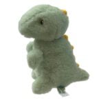 PMS Orange Triceratops Plush Toy - 100% Recycled Materials - Image 6