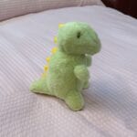 PMS Orange Triceratops Plush Toy - 100% Recycled Materials - Image 10