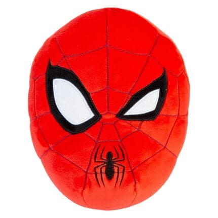 PMS Spiderman Oval Cushion Plush Red - 22cm x 16cm Character Plush Toy