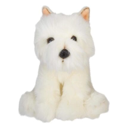 PMS West Highland Terrier Soft Toy White - 30cm x 12cm Animal Soft Toy