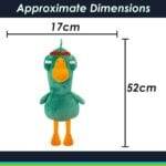 Rambo Goose Goose Duck Soft Toy Cute Plushie Huggable Cuddly 52cm Green - Image 2