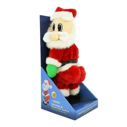 Singing & Dancing Plush Santa Christmas Plush Toy