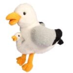 Sneaky Beaky Seagull Mother & Baby Soft Toy Animal Soft Toy