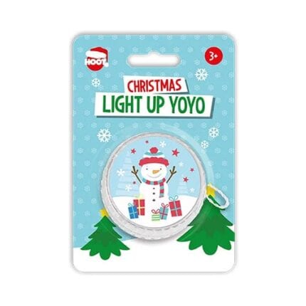Snowman Christmas Light Up Yo-Yo Toy 5.5cm Fidget Toy