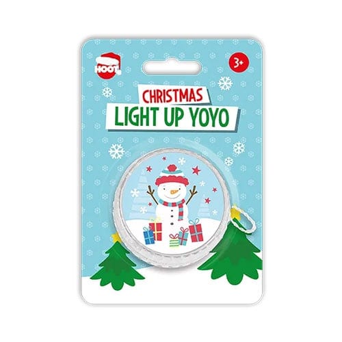 snowman-christmas-light-up-yo-yo-toy-5-5cm Snowman Christmas Light Up Yo-Yo Toy 5.5cm Fidget Toy