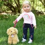 Sophia's by Teamson Kids Plush Puppy with Carrier and Accessories for 18in Dolls - Image 5