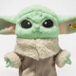 Steiff Star Wars Grogu Baby Yoda Soft Toy Light Green 25cm - Image 2