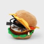Suck UK Plush Burger Case - Fun Zipper Storage Pouch - Image 2