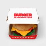Suck UK Plush Burger Case - Fun Zipper Storage Pouch - Image 5