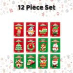 vfm-estore Christmas Plush Building Blocks Set - 12-Piece Multicolour - Image 2