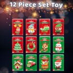 vfm-estore Christmas Plush Building Blocks Set - 12-Piece Multicolour - Image 3