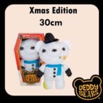 vfm-estore Deddy Bears Frostpee Plush Toy 30cm x 12.8cm - White - Image 2