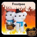 vfm-estore Deddy Bears Frostpee Plush Toy 30cm x 12.8cm - White - Image 3
