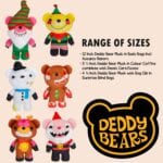 vfm-estore Deddy Bears Frostpee Plush Toy 30cm x 12.8cm - White - Image 6