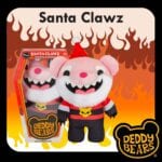 vfm-estore Deddy Bears Santa Clawz Plush Toy 30cm - Red Coffin Box - Image 3