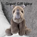 vfm-estore Rhino Premium Soft Toy Wildlife Zoo Animals Grey - 30cm x 12cm - Image 5