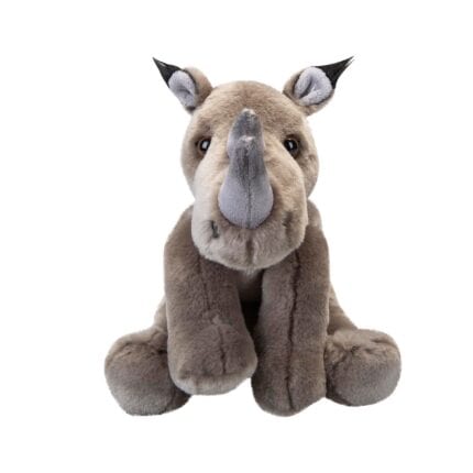 vfm-estore Rhino Premium Soft Toy Wildlife Zoo Animals Grey - 30cm x 12cm Character Plush Toy
