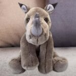 vfm-estore Rhino Premium Soft Toy Wildlife Zoo Animals Grey - 30cm x 12cm - Image 6