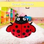 vfm-estore Wall Decoration Plush Lady Bird 36 x 37 cm Red - Festive Christmas Ornament - Image 3