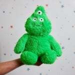 Warmies Microwavable Bright Green Monster Soft Toy - Image 2