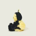 Warmies Plush Bumblebee Microwavable, Weighted Teddy Slightly Scented with French Lavender, Fully Heatable Heat Pad Junior Size, Hot or Cold Relief - Image 4