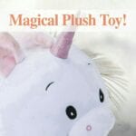 White Roly Poly Unicorn 40cm Large Cute Plush Toy - Oh So Soft - Image 5