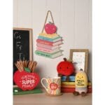 Widdop Gifts World's Best Teacher Pencil and Apple Plush Set - Image 5