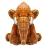 Woolly Mammoth Soft Toy Cute Plushie Huggable Cuddly Stuffed Toy Gift 30cm Brown - Image 4