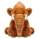 Woolly Mammoth Soft Toy Cute Plushie Huggable Cuddly Stuffed Toy Gift 30cm Brown - Image 5
